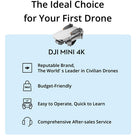 DJI Mini 4K Drone with 4K30 Video 31-Min Flight Time