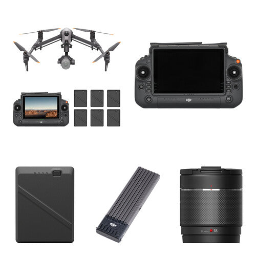 DJI Inspire 3 Drone With PROSSD 1TB & 18mm Lens Kit